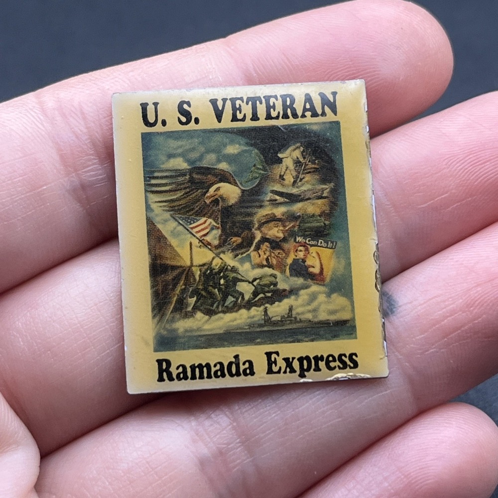 U.S. Veteran Ramada Express Lapel‎ Hat Pin